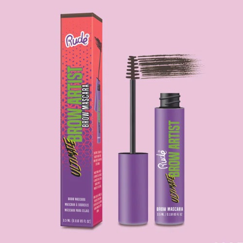 Rude Cosmetics Brow Mascara Natural Brown