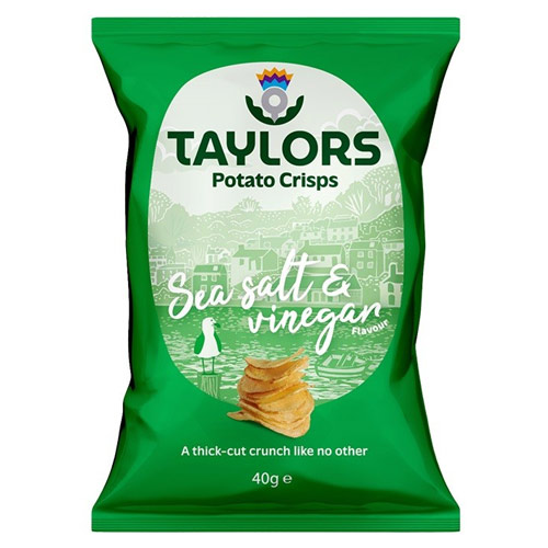 Sea Salt Vinegar Taylors Potato Chips